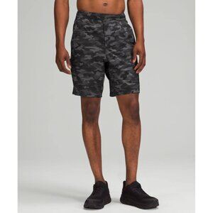 Lululemon Men's Pace Breaker 9” Lined Short Variegated Mesh Camo Black Sz LARGE